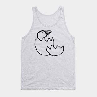 Baby Goose and his Egg Shell Minimal Tank Top